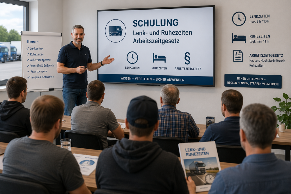 Lenk und Ruhezeiten sowie Arbeitszeitgesetz